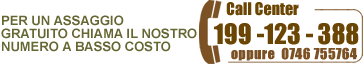 Chiama il numero verde per un assaggio gratuito!